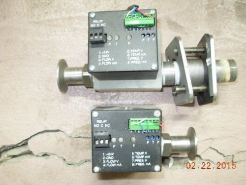 PROTEUS IND. ELECTRONIC FLOW METERS. MATCHED PAIR.