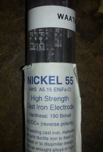 Nickel 55 1/8&#034; x 1lb tube of welding electrodes for sale