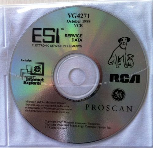 VG4271 ESI Electronic Service Data CD