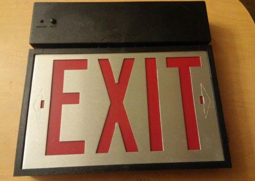 Lightalarms XE8A 120/270v Self Powered Exit Sign -BNIB Instructions Included