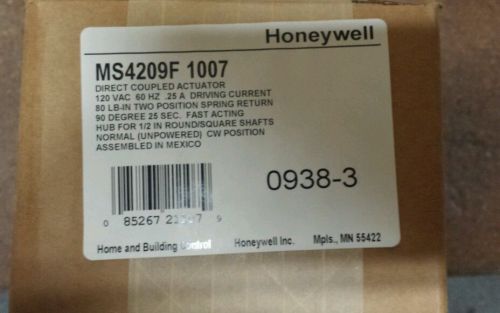 Honeywell MS4209F 1007 Direct Coupled Actuator 120 VAC New Replaces ML4105B1009