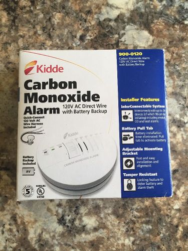 Kidde Carbon Monoxide Alarm 120V With Battery Backup 900-0120