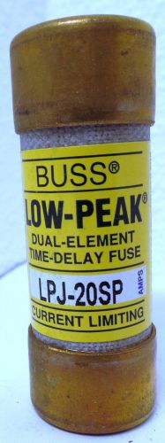 LPJ-20SP  Class J dual-element time delay fuse, 600VAC, 20A