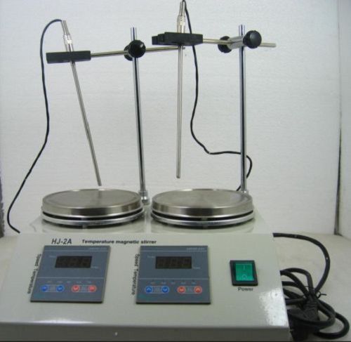 2 heads multi unit digital thermostatic magnetic stirrer hotplate mixer 110v 220 for sale