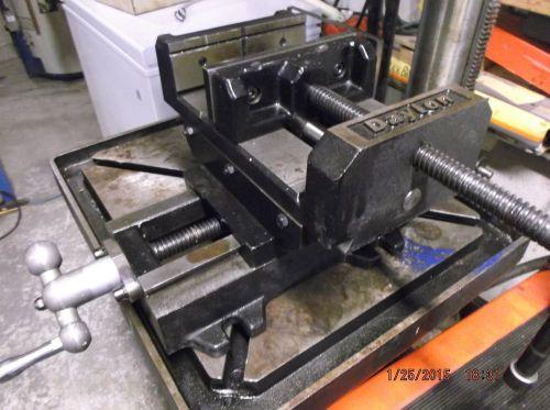 Dayton cross slide drill press heavy duty dual axis vice 8&#034; jaw width for sale