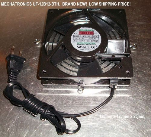 Mechatronics cooling fan  uf-12b12-bth 115vac  new! low shipping! for sale