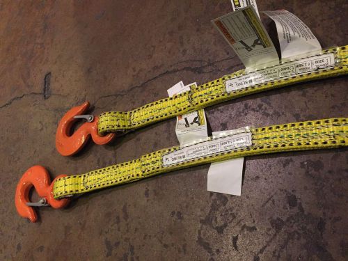 Heavy duty, 2 ply, flat eye, 1&#034; x 4&#039; synthetic lifting sling for sale