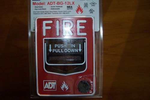 ADT BG-12LX Pull Station Fire -Lite