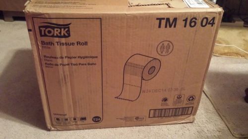 Tork TM1604 White 2-Ply Recycled Fiber Universal Bath Tissue Roll 48 COUNT