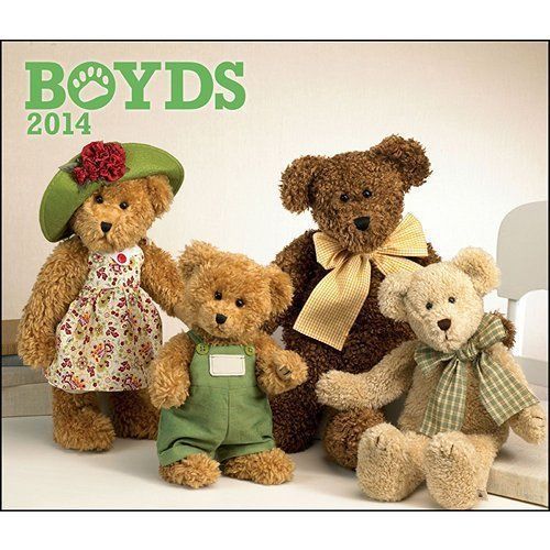 Boyds Bears 2014 Wall Calendar 4E Home Office Brand New
