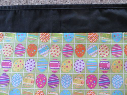 Easter eggs in squares 3 pocket/waist/waitress apron for sale