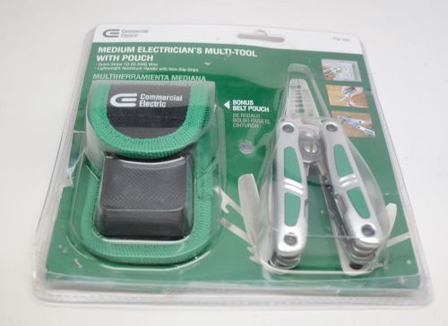 Commercial Electric Medium Electrician&#039;s Multi-Tool With Pouch