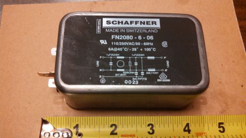 Schaffner Fn2080-6-06 Emi Power Line Filter 6A Never Used