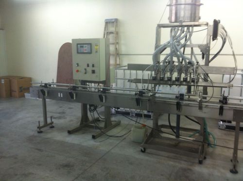 Complete Food Grade 304 Stainless Steel Bottling Machine, Cap Tightener, Labeler