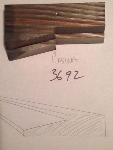 Lot 3692 Casing Moulding Weinig / WKW Corrugated Knives Shaper Moulder