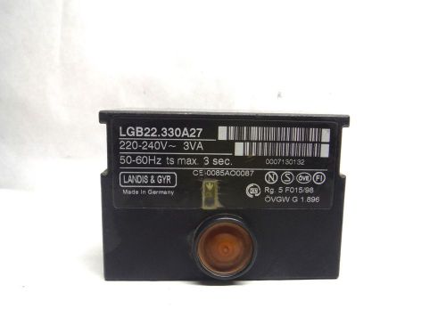 Landis &amp; gyr lgb22.330a27 gas burner for sale