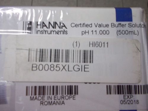 Hanna Instruments Certified Value Buffer Solution pH11.00 HI6011