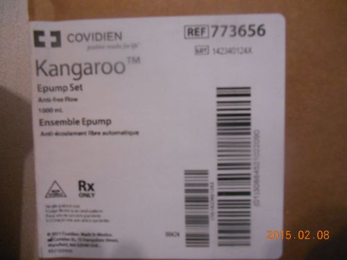 Kangaroo Joey Epump set 1000ml feeding bag. Anti free flow. Ref773656 whole case