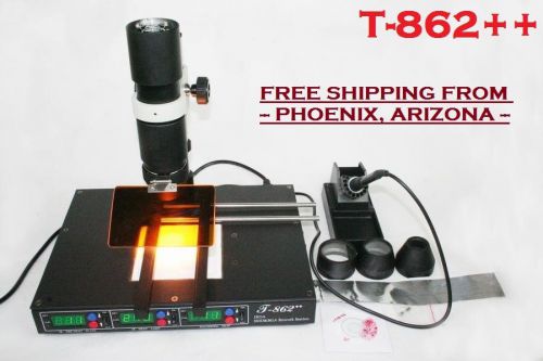 T862++ rework station pre-heating system infrared bga smt smd ir-lamp technology for sale