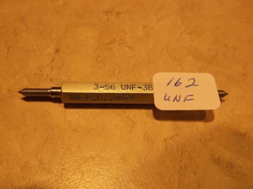 3-56 unf-3b thread plug gage machine tooling machinist inspection gauge for sale