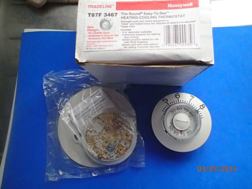 Honeywell Thermostat T87F 3467 EASY READ NOS Large Numbers