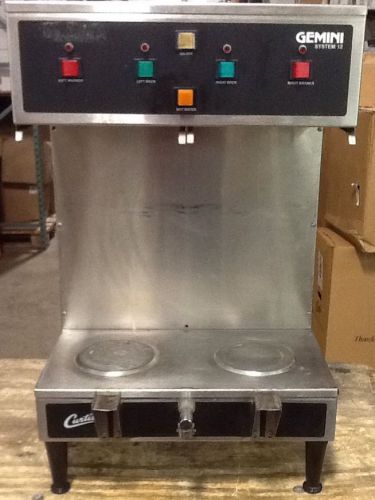Wilbur curtis gem-12 satellite coffee brewer maker w/ hot water faucet for sale