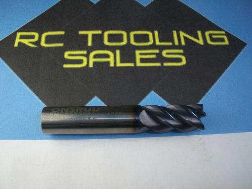 7/16 4 Flute High Performance Carbide Endmill TiAlN NEW Onsrud 1pc