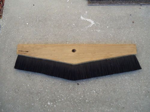 Curb finish brooms, set of 5 for sale