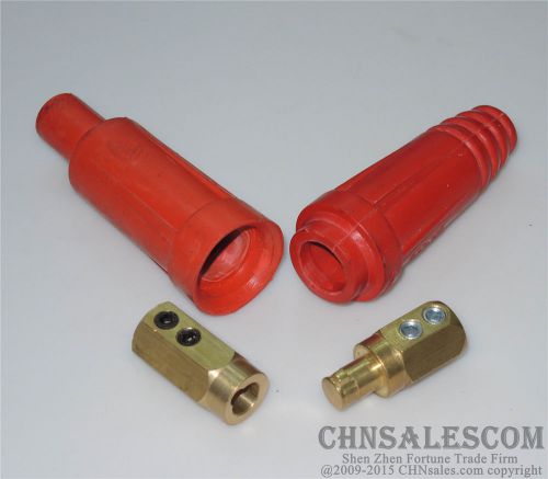 160A-250A Welding Cable Rapid Connector Red