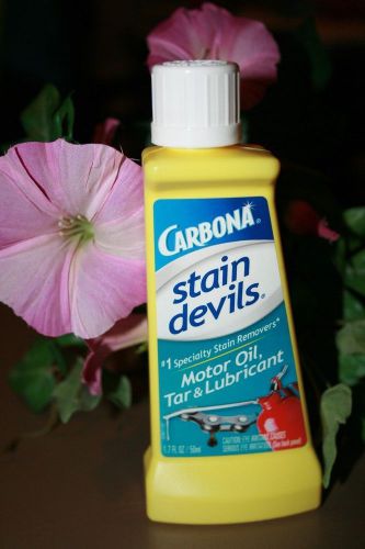 NEW Carbona Stain Devils #1 Specialty Motor Oil Tar &amp; Lubricant  Remover ,1.7 oz
