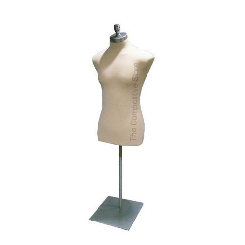White Male Formal Mannequin Jersey Dress Form With Metal Base