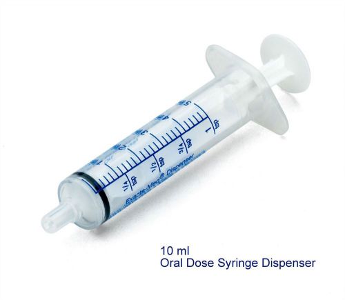 Pack of 50 baxa exacta-med 10ml oral dose syringe dispensers for sale