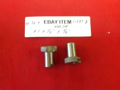 Acme sf-32-8 slip-fixed renewable drill bushings #1 x 1/2 x 3/4&#034;  lot of 2 usa for sale