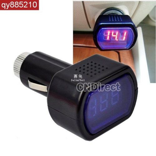 New Mini Car LCD Battery Voltage Meter Monitor 12V Black 03N