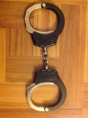 ASP Law Enforcement Steel Chain Handcuffs/Restraints BK