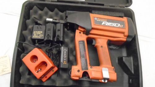 RAMSET R150 SINGLE SHOT GAS FASTENING TOOL, 3 BATTERIES, CHARGER, CASE, USED