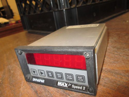 Dynapar Max Jr. Speed 2 Controller MSJR2S00 Used