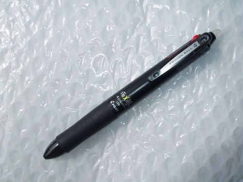 4 Colors Pilot Frixion Retractable 4in1 Ball Point 0.5mm (Black Body)