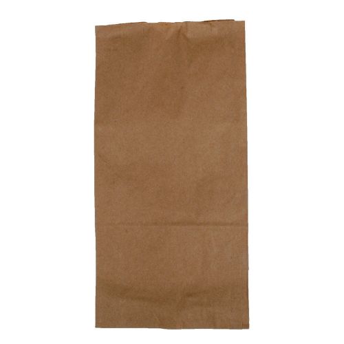 Kraft #4 Brown Paper Small Bags 5 X 3 X 9 3/4 - 100 Count - New