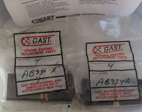 GAST AB934A ROTARY VANE (CARBON) REPLACEMENT KITS    2 EACH KITS