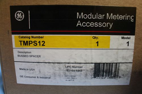 NEW GE TMPS12 BUSSED SPACER MODULAR METERING 4&#034;  1200 AMP