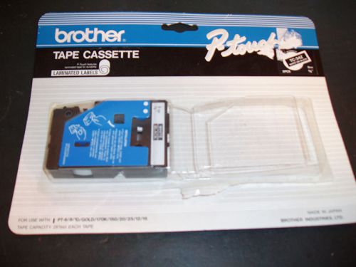 Brother P-Touch TC-34Z Electronic Label White/Black 3/8” Cartridge