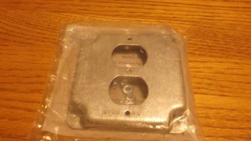 HUBBLE/RACO EXPOSED WORK COVER, DUPLEX RECEPTACLE, PN:902C