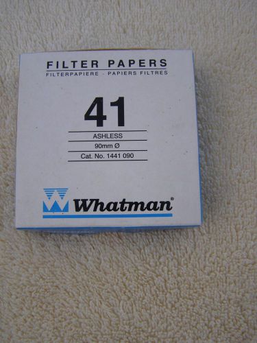 (90) Whatman 90mm Grade 1 Qualitative Filter Paper Circles, 1441-090 + 2nd box