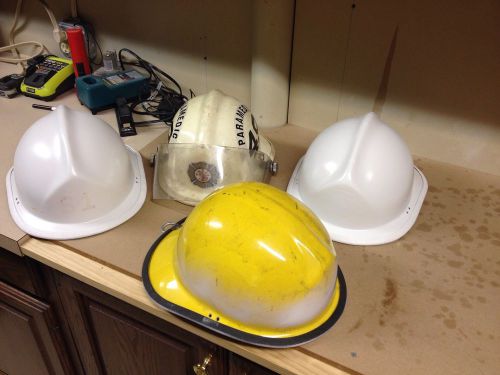 Cairns Fire Helmets (Lot Of 4)