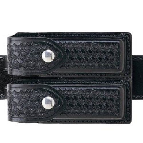 Aker 510 Double Mag Pouch Black BasketWeave Fits Glock HK 9mm .40 Cal A510-BW-3