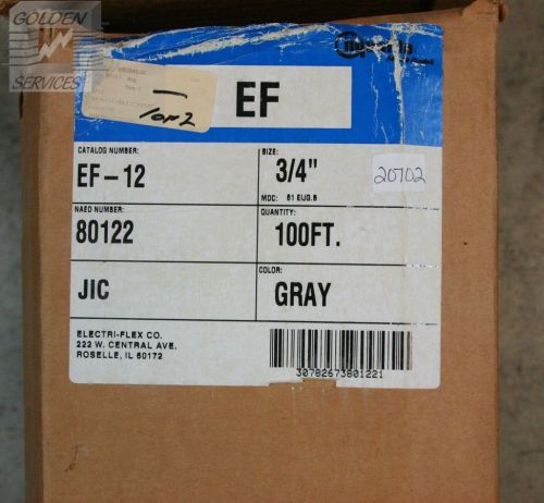 Liquatite EF-12 Liquid Tight Flexible Steel Conduit Gray 3/4&#034; (Approx. 100 FT)