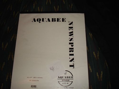 Aquabee Newsprint Pad 14 x 17 [41/50 pcs]