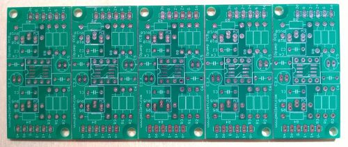 Diy pcb - 5x dual opamp experimenter pcb for sale
