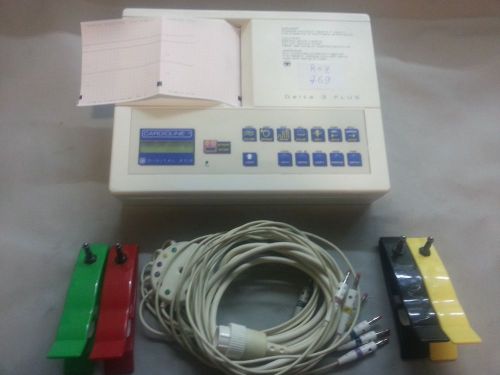 Cardioline ECG EKG Machine Model Delta 3 Plus Fully tested And Patient Ready